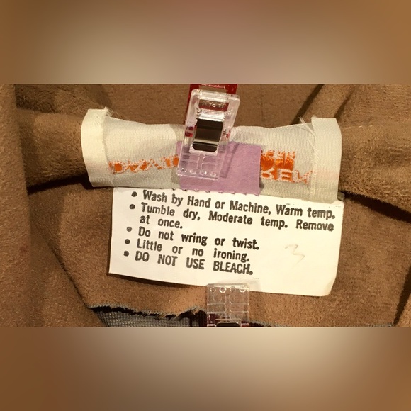 MCM front zip jumper-brown ultrasuede midi shift. 1970 retro/mod/hip. Size 8 EUC - Picture 11 of 12